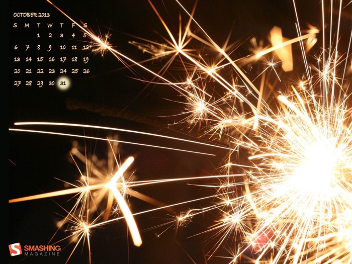 A Night To Sparkle-October 2013 Calendar Wallpaper Views:8972 Date:2013/9/30 8:31:28