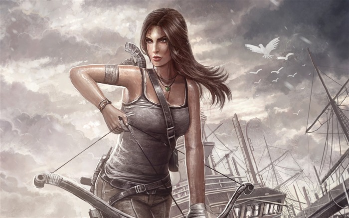 Tomb Raider Lara Croft Game HD Wallpaper Views:43454